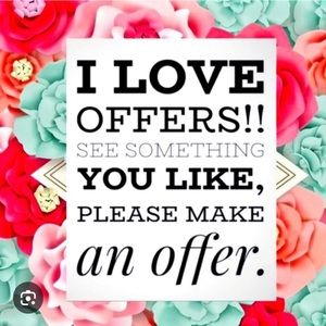 Open to reasonable offers🙏